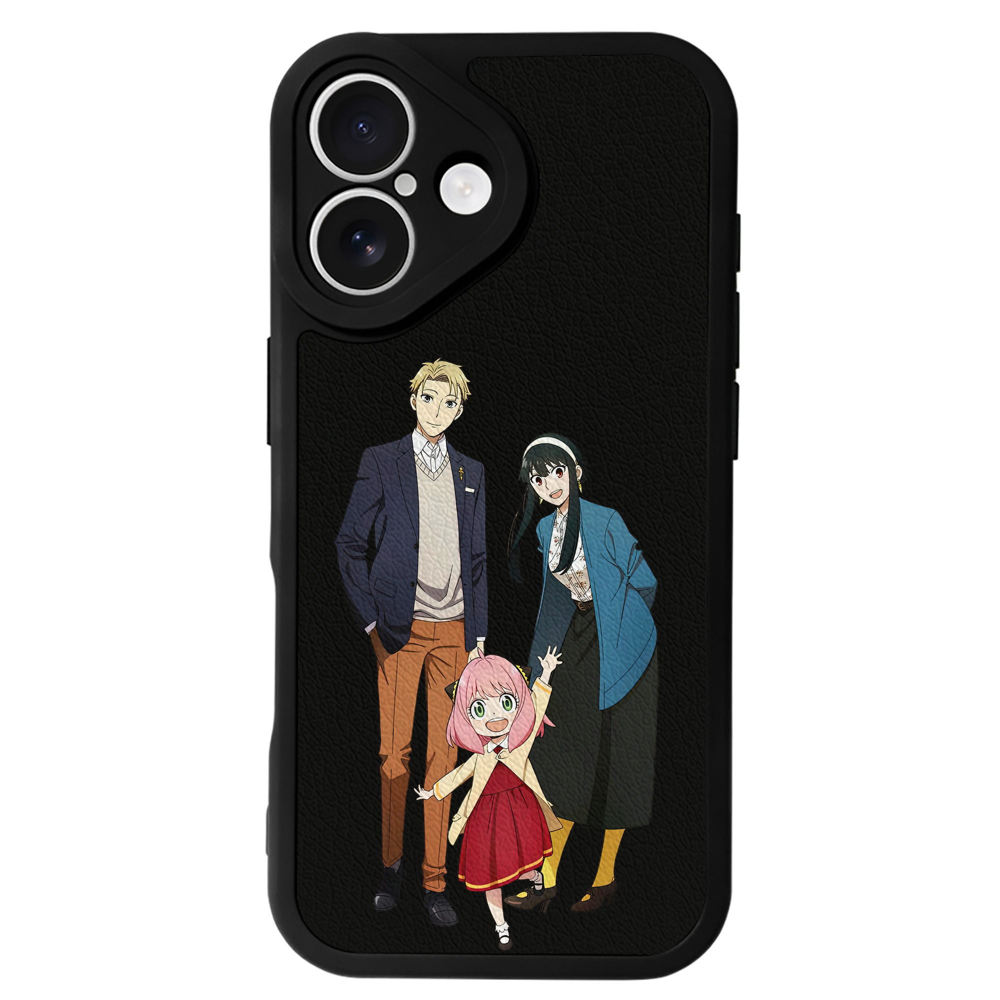 （画像用） SPY×FAMILY间谍家家酒 【iPhone 16シリーズ対応】シリコンスマホケース（レザー調） 材質：シリコン